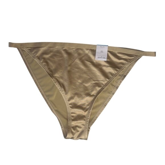 Auden Satin Cheeky Panties Womens XXL Taupe/Nude New - Picture 1 of 7